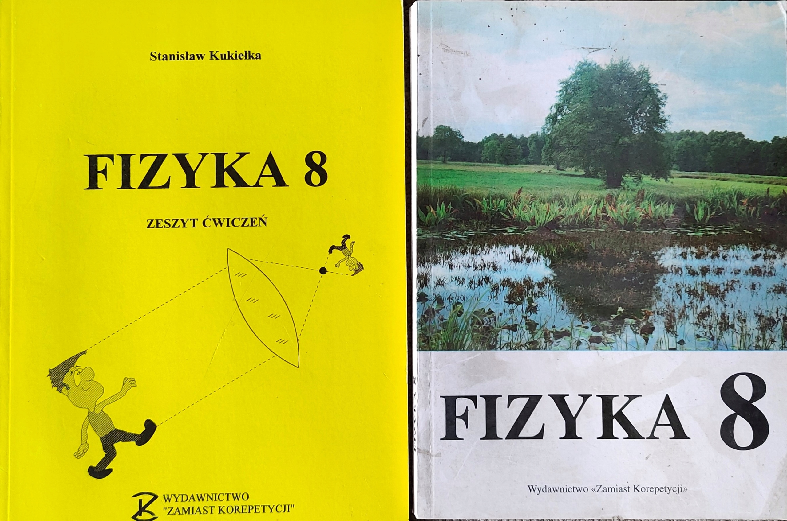 Fizyka 8 Zeszyt ćwiczeń i podręcznik