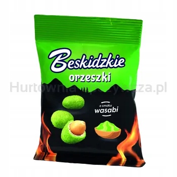 Beskidzkie Arašídy v těstíčku s příchutí wasabi 70 g