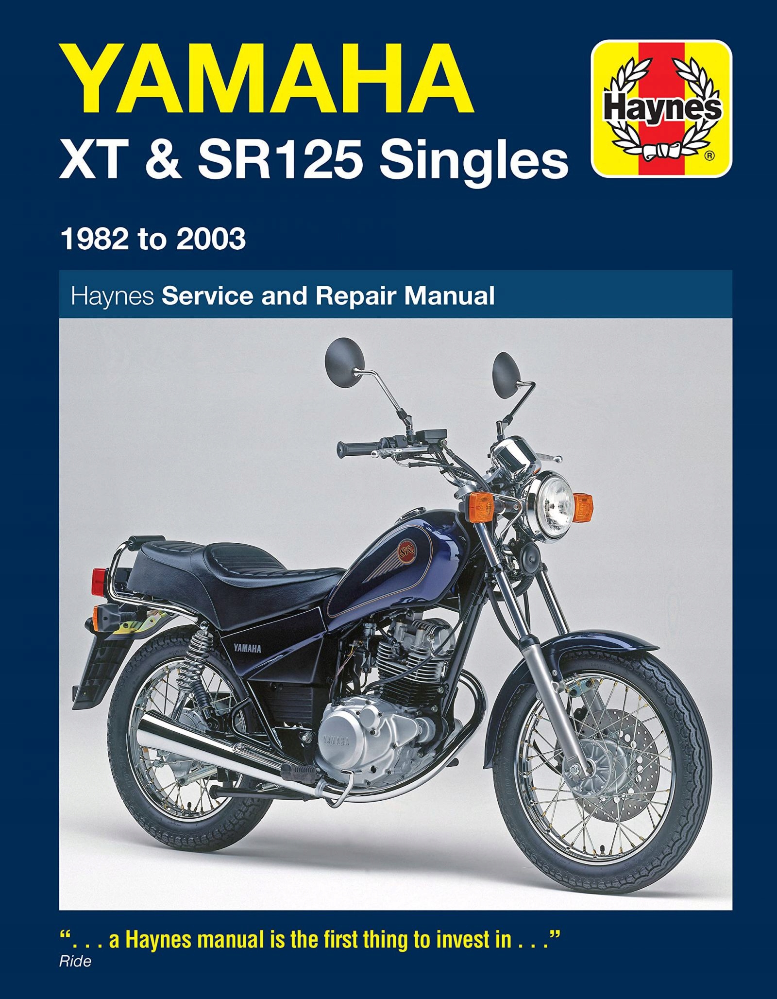 YAMAHA XT SR125 SINGLES UPDATE82 (KSIĄŻKA)