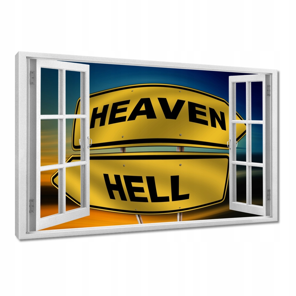 

Obrazy na płótnie 90x60 Piekło czy Niebo