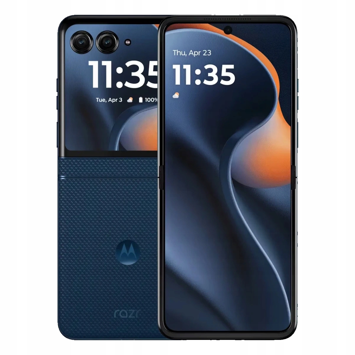 Telefon z klapką Motorola Razr 60 5G 8/256GB Niebieski 2 x Amoled