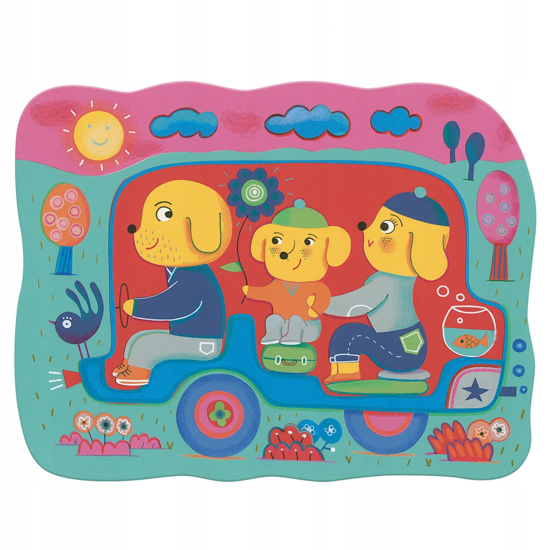 Djeco Wodne Kolorowanki Ukryte NA DRODZE 18m+ DJ09 Kod producenta 3070900090668