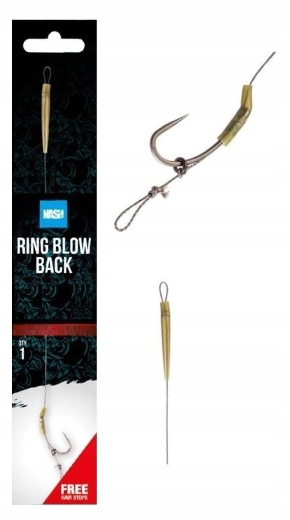 Przypon Bezzadz Ring Blow Back Rig 1szt Hak 4 Nash