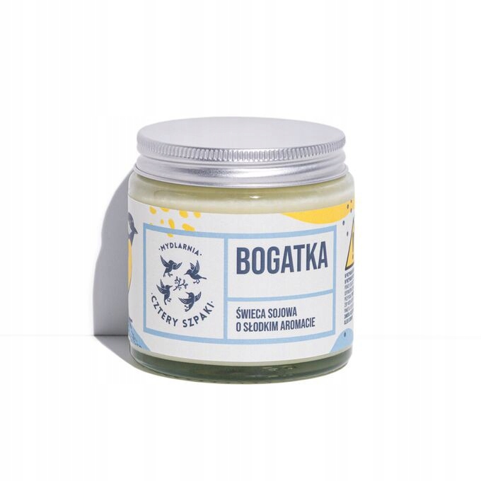 

Cztery Szpaki Świeca sojowa Bogatka 100g