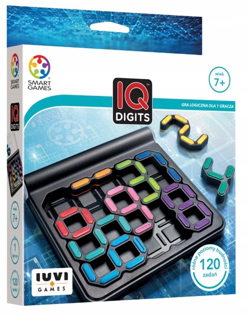 Smart Games Iq Digits Gra Logiczna 7+