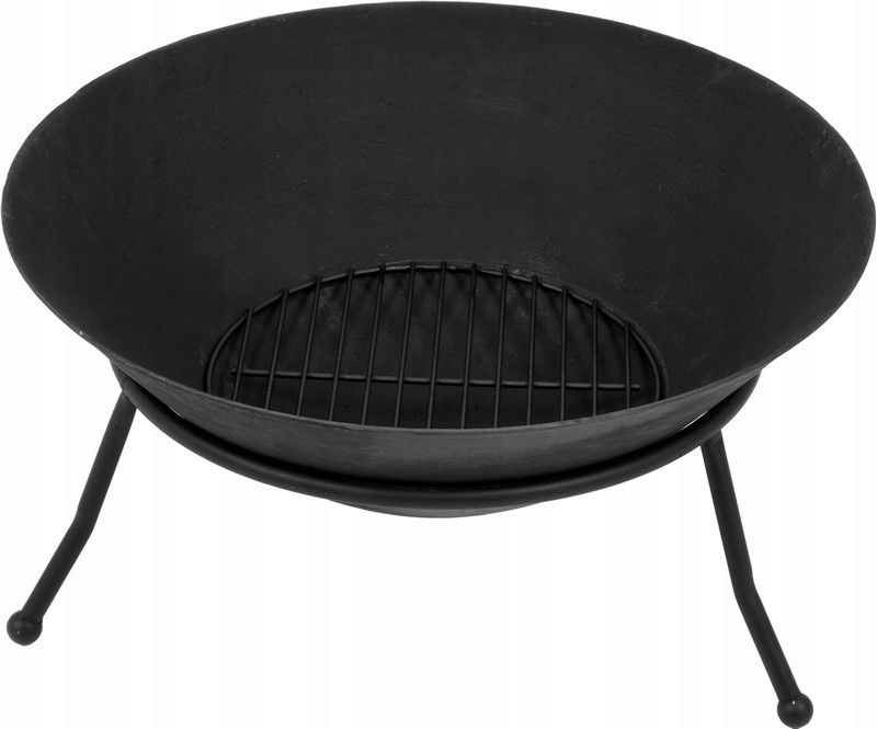 Záhradné Ohnisko 60 CM Kovové Na Grilovanie, Ohnisko Na Terasu, Dvor