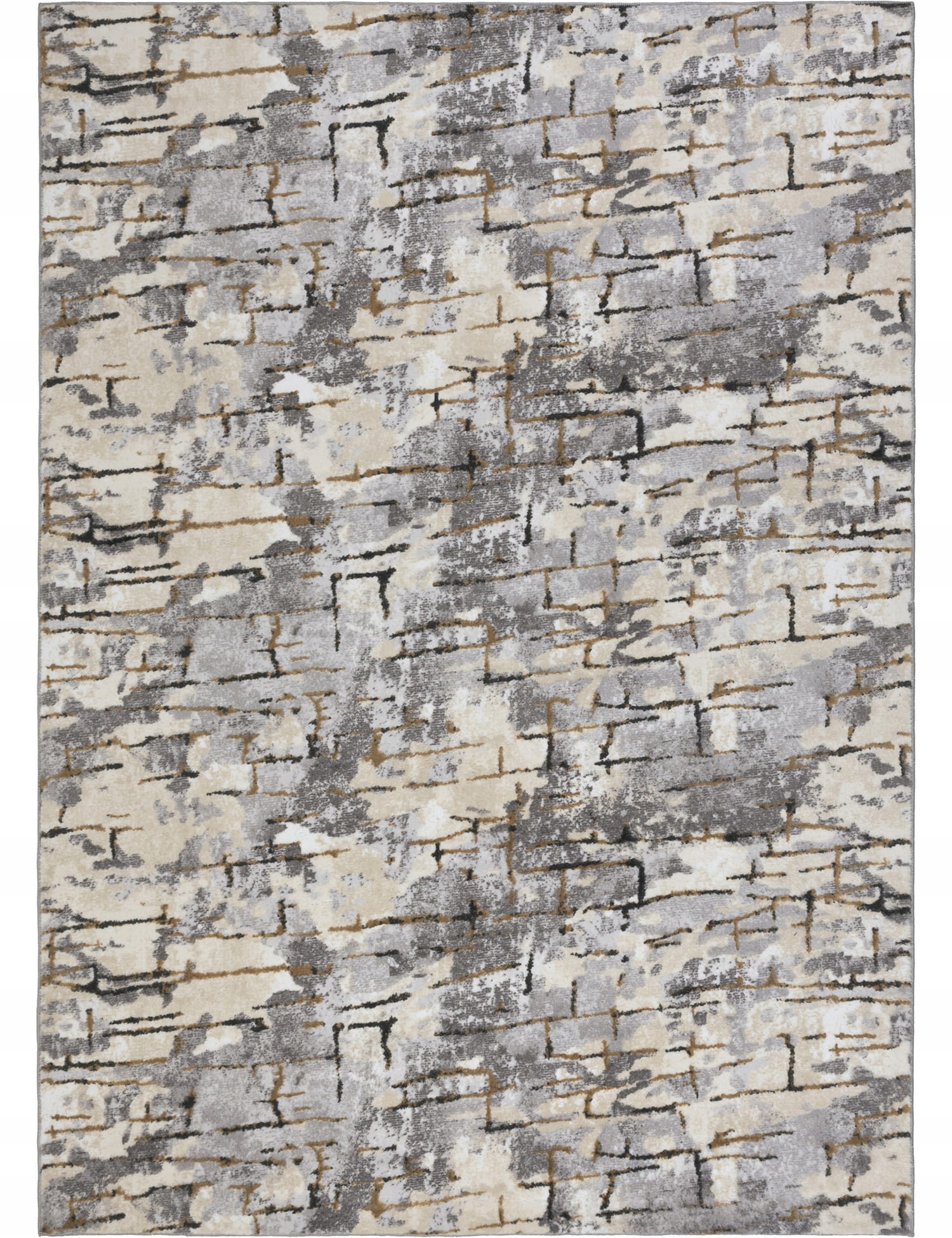 Koberec Běhoun Moderní Etna 80x150 cm Šedý do Obývacího Pokoje Ložnice kobereček