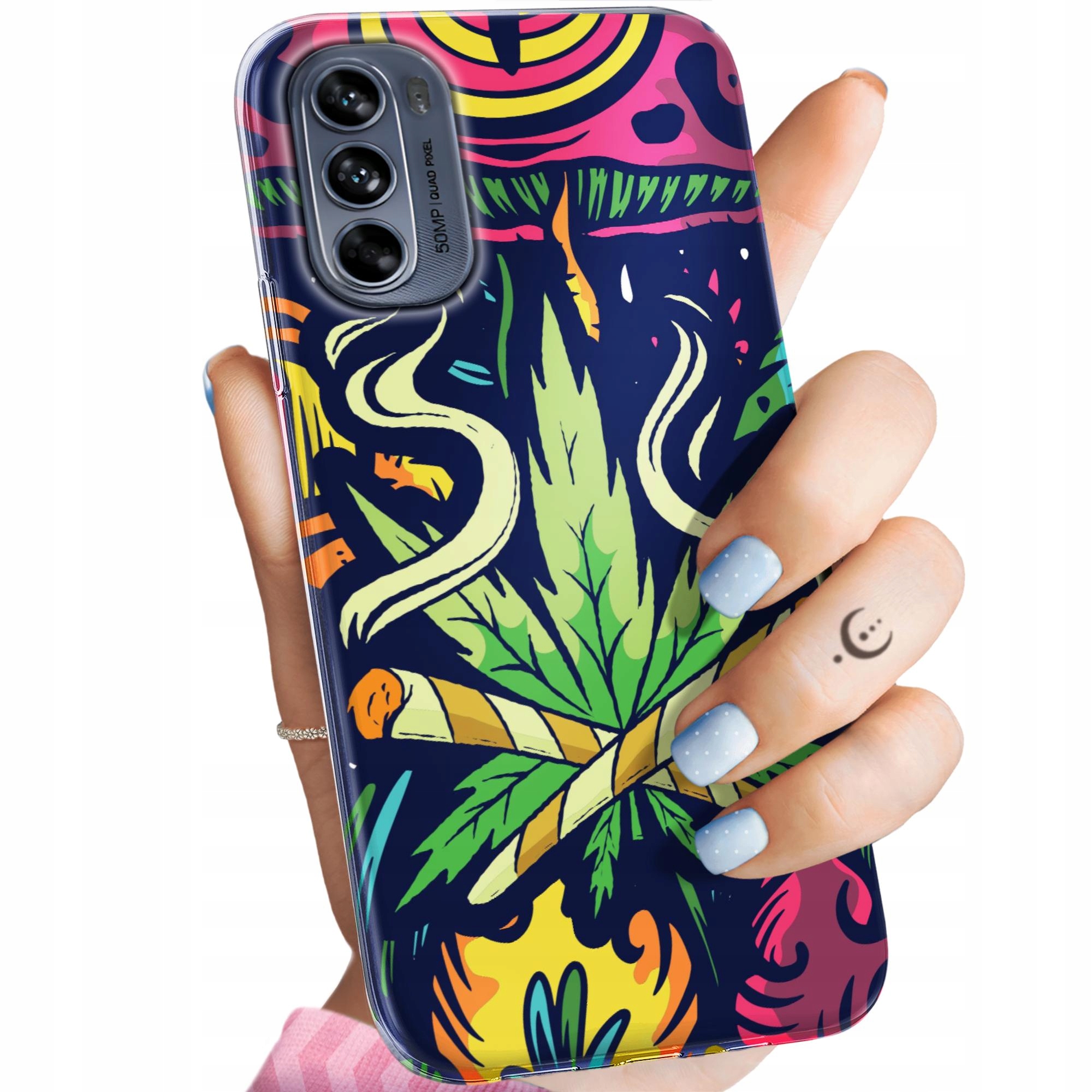 Etui Do Motorola Moto G62 5G Ganja Marihuana Cannabis Zioło Obudowa