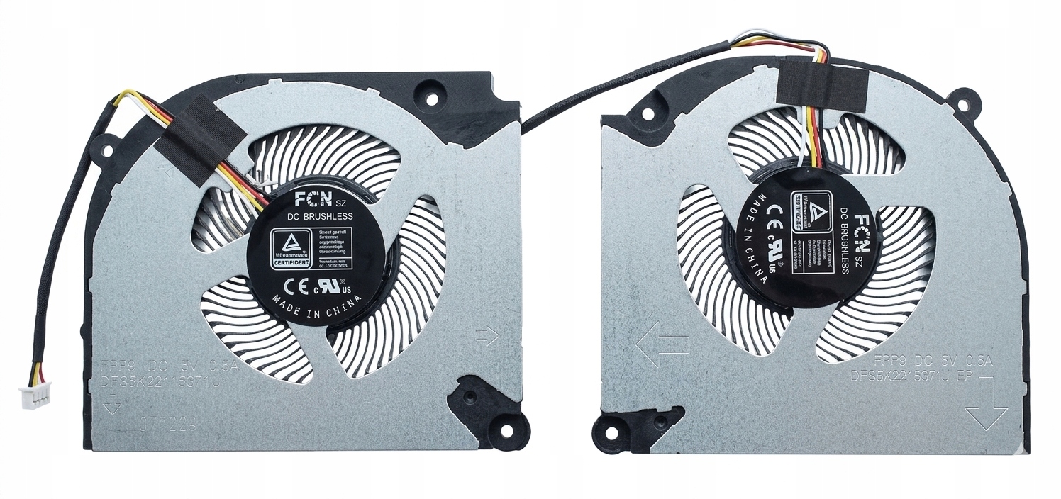 Ventilátor Komplet Medion Erazer Scout E30 E30i MD62649 MD62597 MD62595