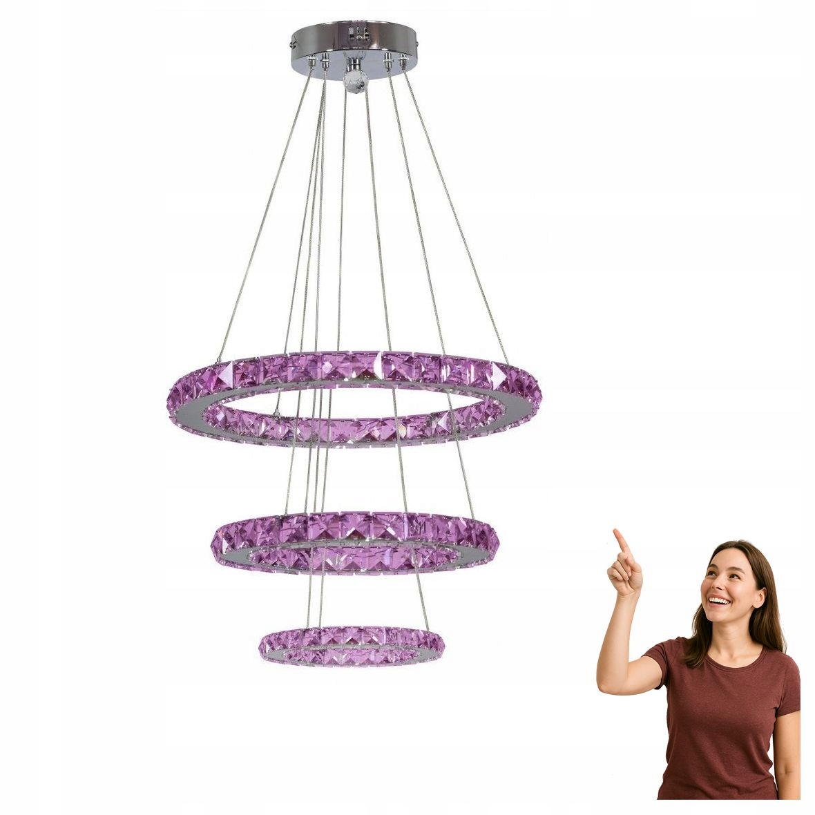 Závesná Led lampa 48 W s diaľkovým ovládaním Lords 50 33-63090 Candellux