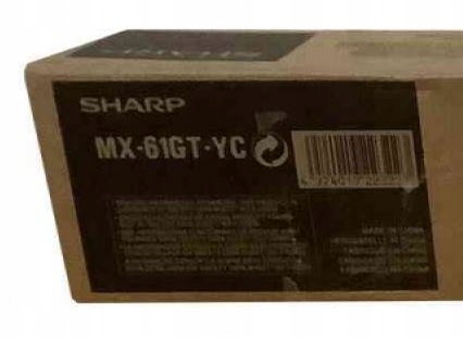 Toner Sharp MX-61GT-YC 24 tisíc Y Originál MX 2651 3051 3061 3071 3551 3561