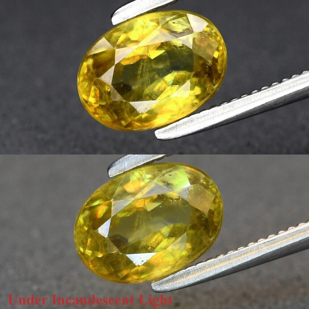 Přírodní titanit 1,18 ct Krásný lesklý kámen – video – ATS1024