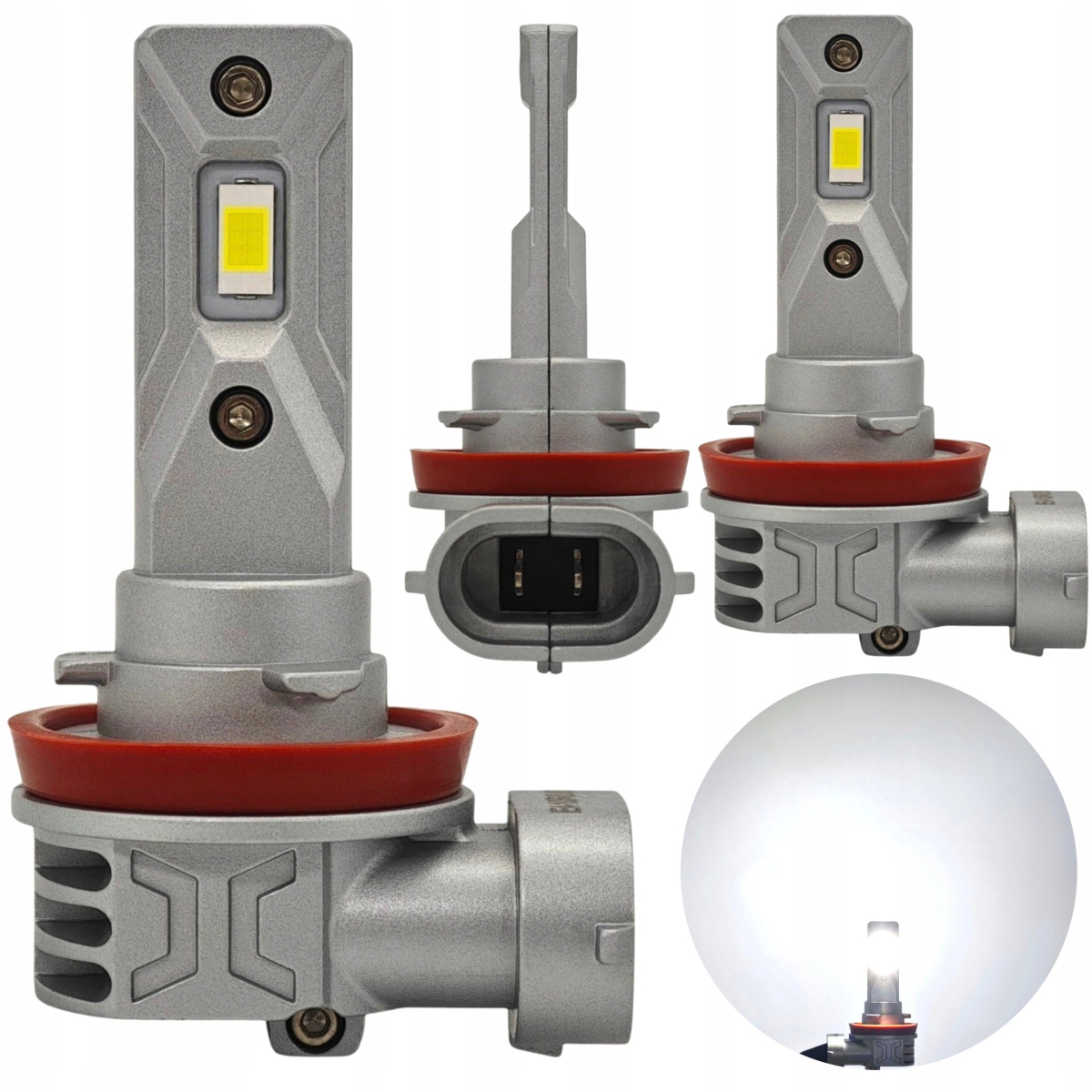 žárovky H9 Led 12V Canbus Csp 2 ks silné bílé světlo