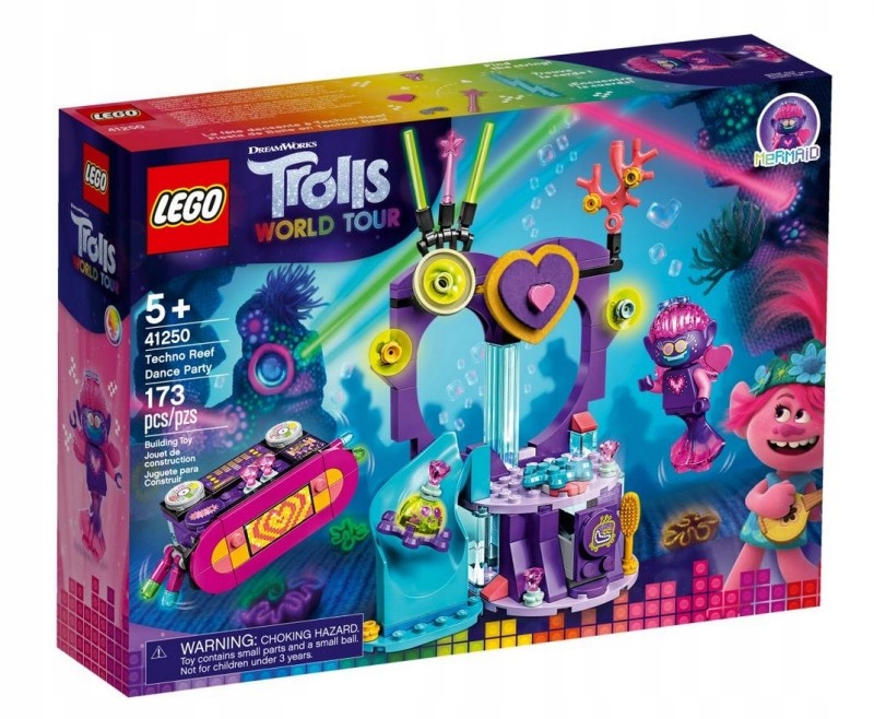 Lego 41250 Trolls Techno párty na útesu