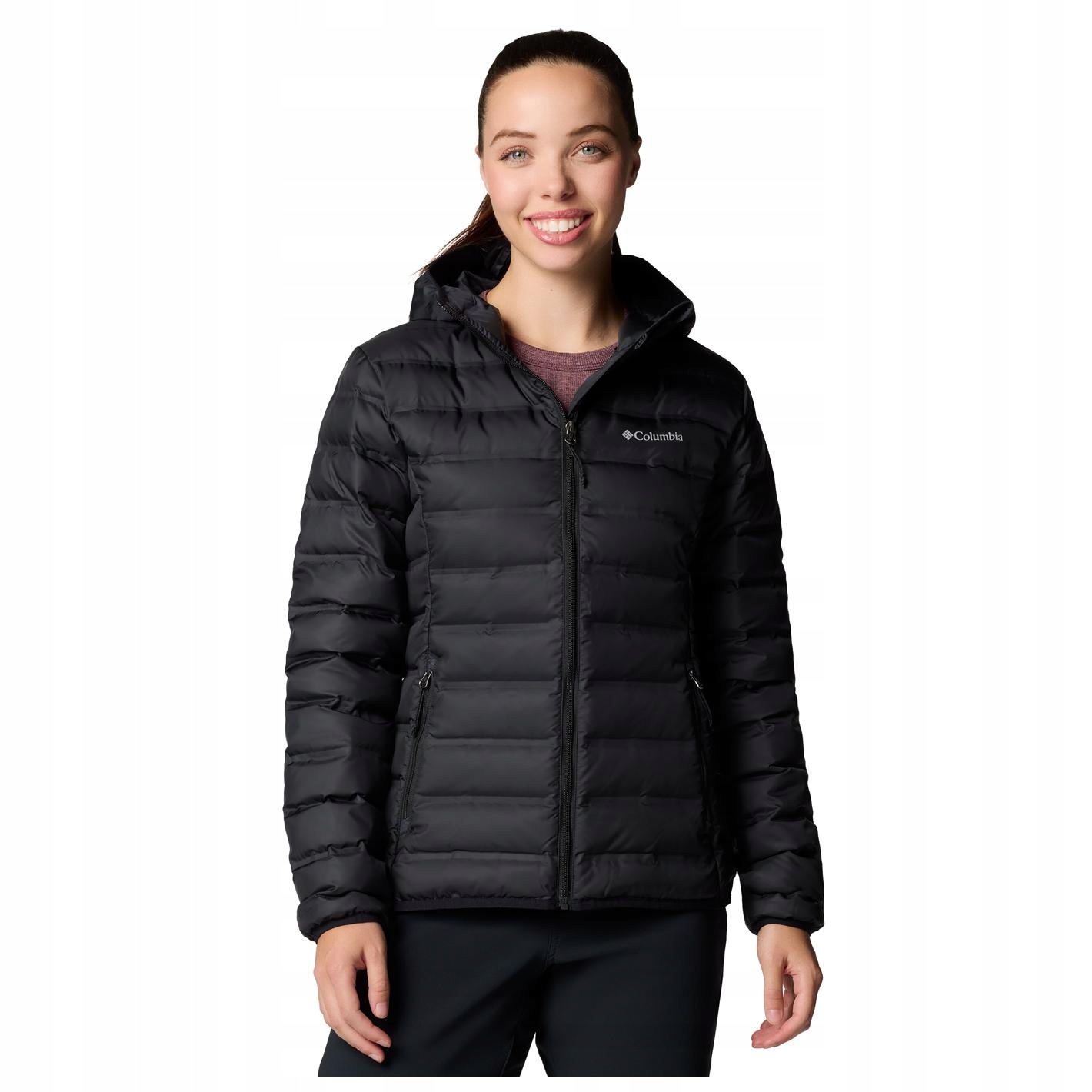 Kurtka puchowa damska z kapturem Columbia Lake 22 II Down Hooded Jacket Xs