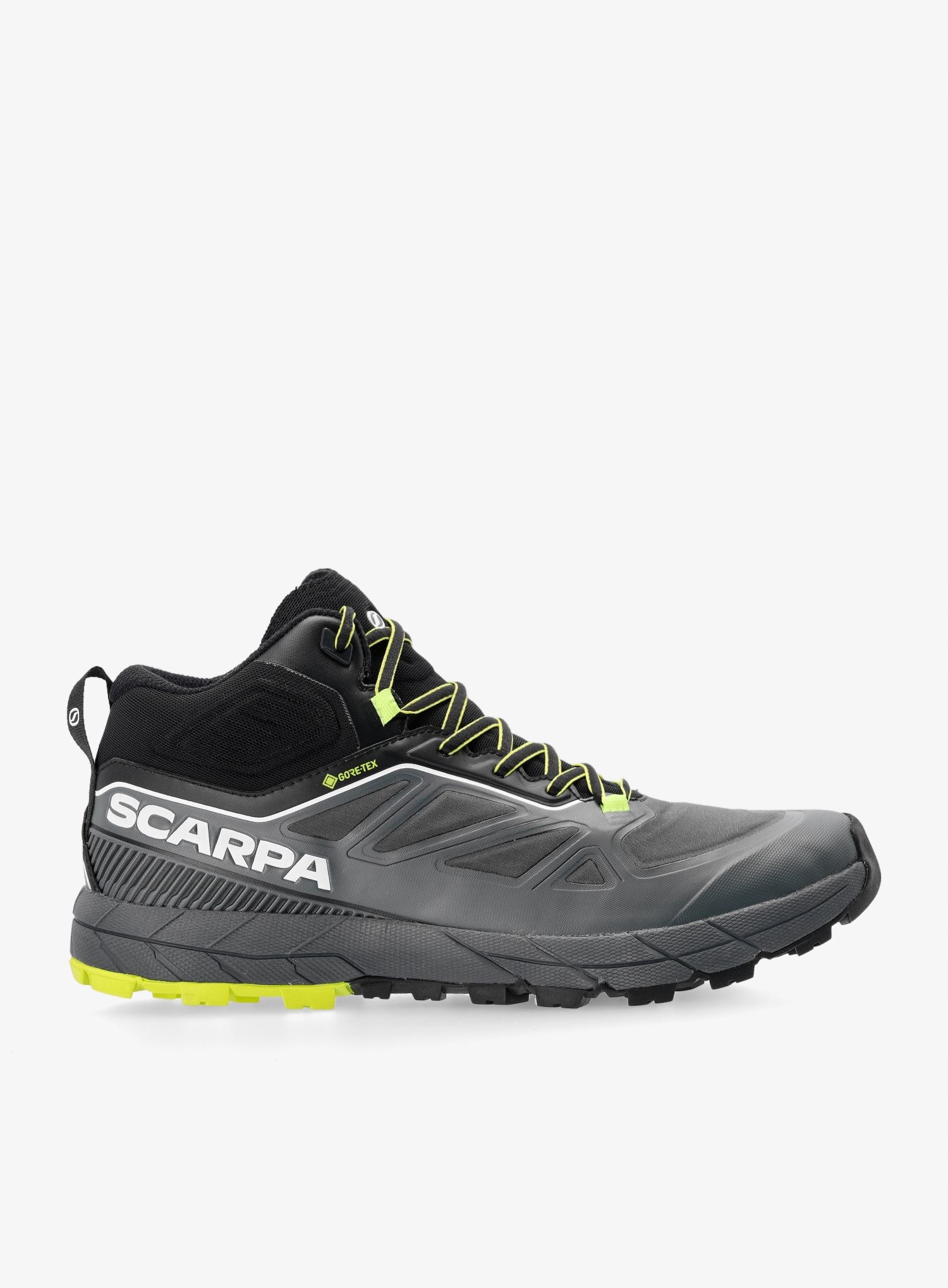 Přístupové boty Scarpa Rapid Mid Gtx antracitová/acid lime/acid lime 47