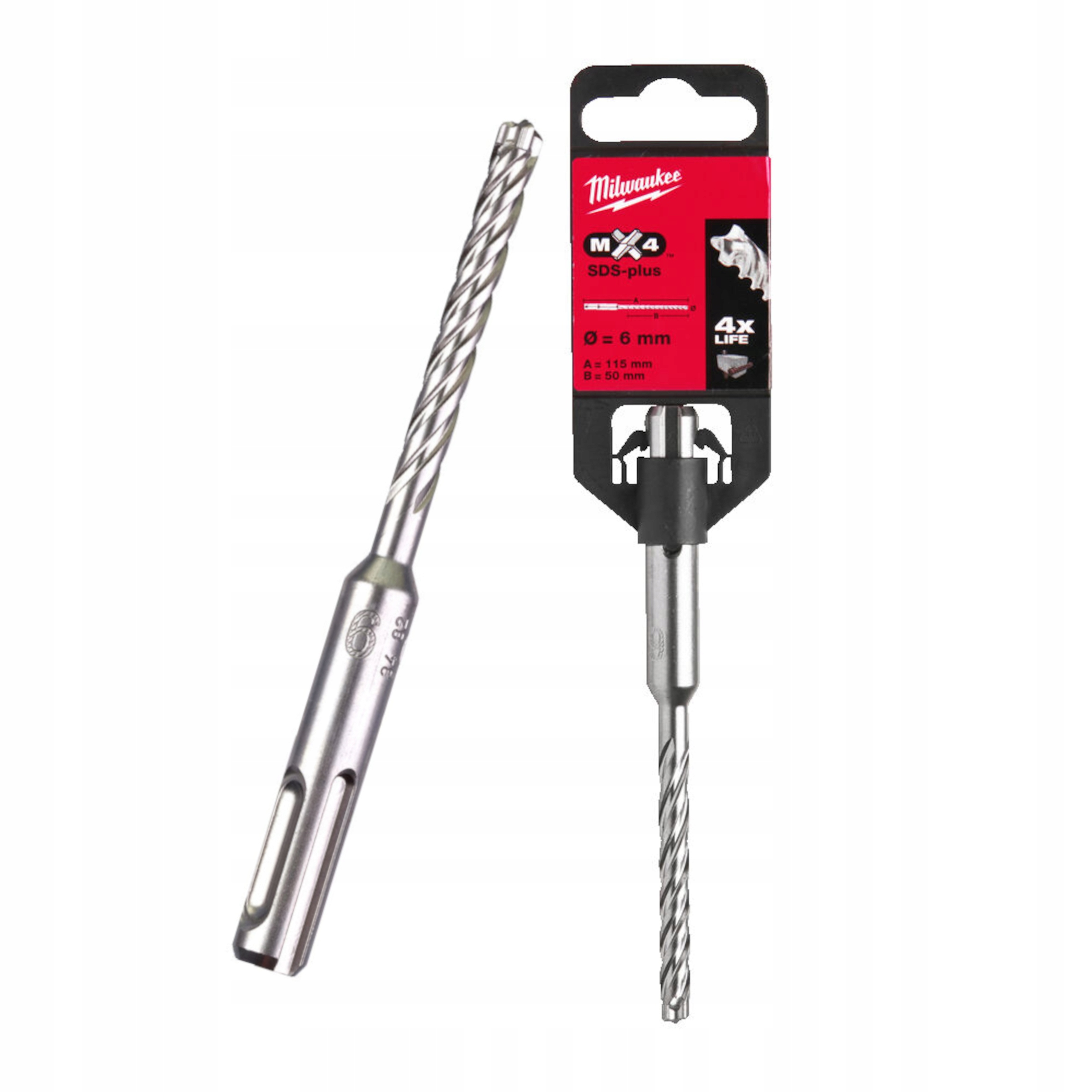 

Wiertło MX4 Sds-plus 6MM Milwaukee