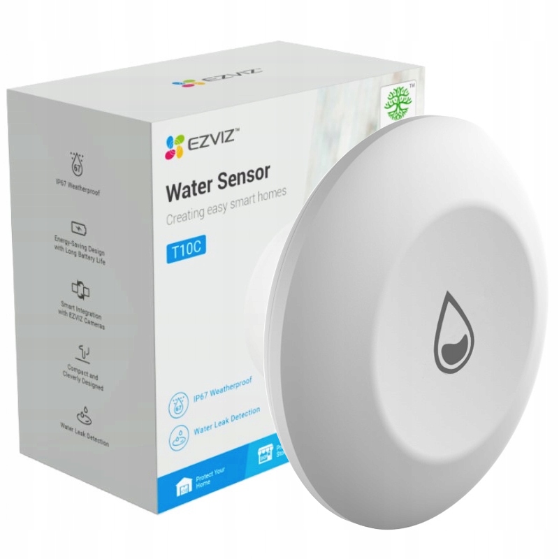 Detektor zaplavení T10C ZigBee 3.0 Ezviz pro systémy Smart Home