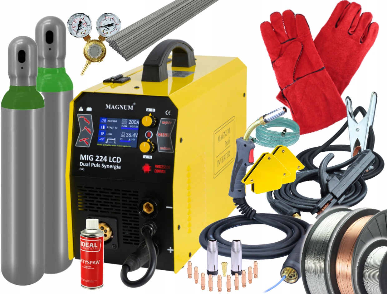 ЗВАРЮВАЛЬНИЙ АПАРАТ MIG 224 PULSE SYNERG MAGNUM