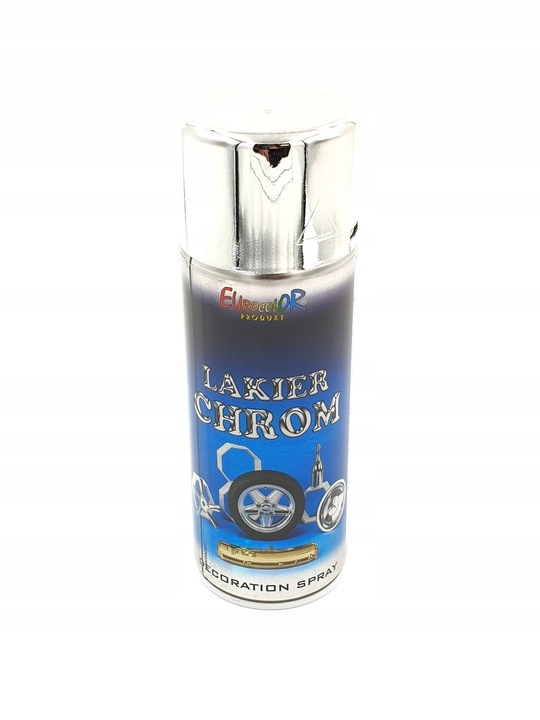 Eurocolor Lakier Chrom Srebny 400ml