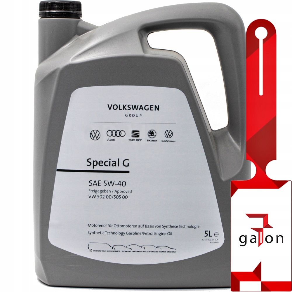 

Volkswagen G 5W40 5L olej Vw Vag