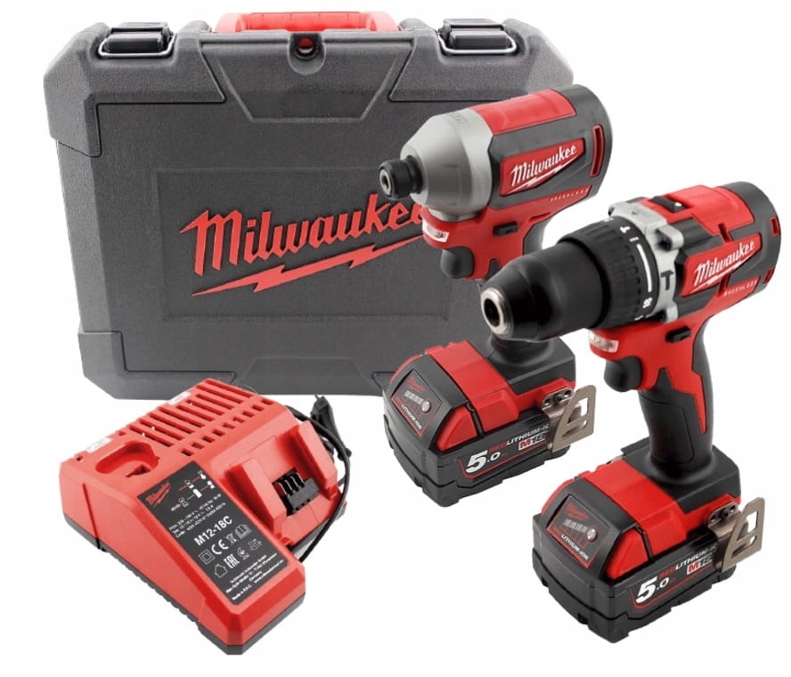 

Zakrętarka Wkrętarka Udarowa 2x5,0 Ah Milwaukee