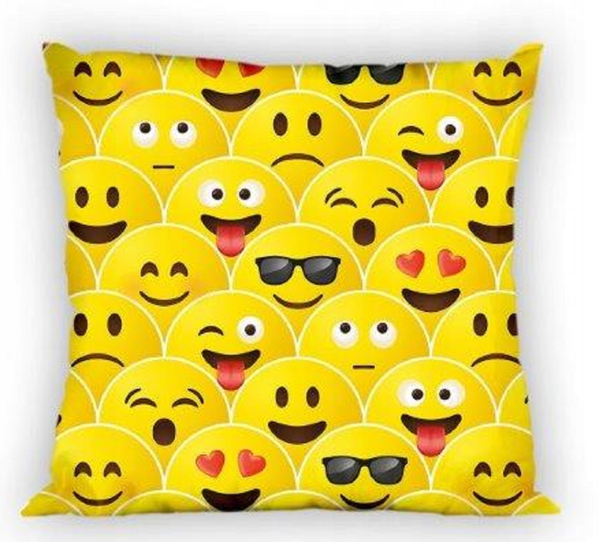 

poszewka na jasiek 40x40 emotki emotikony buźki