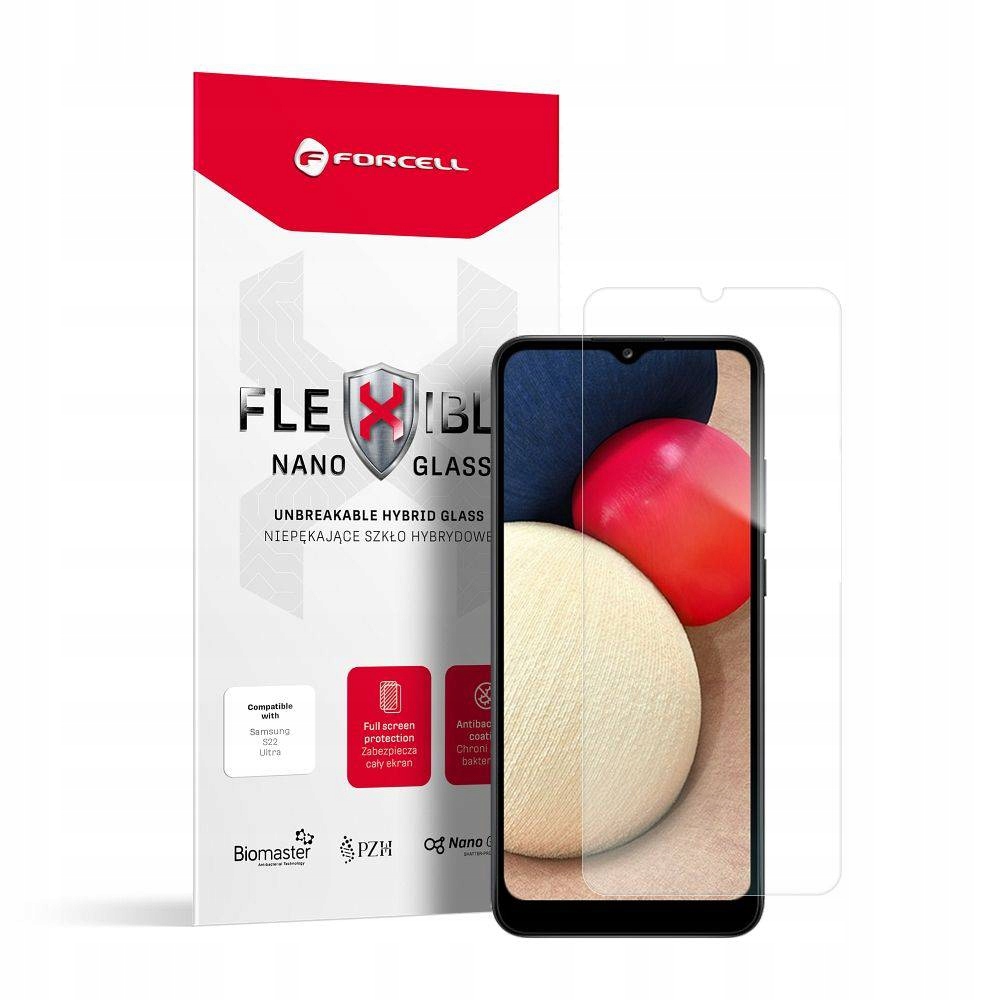 Szkło Hybrydowe Forcell Flexible Nano Glass Do Samsung Galaxy A02S