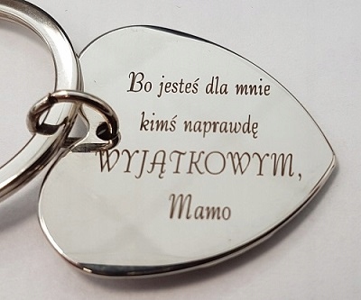 Zakładka do książki serce na prezent Marka Inna