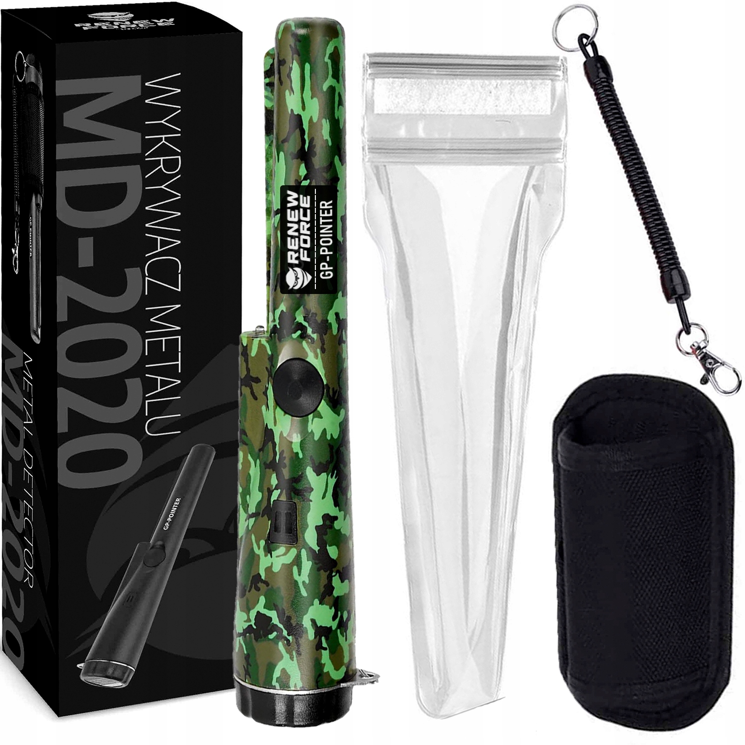 Wykrywacz Metalu Detektor Metali Monet GP-Pointer +Kabura +Wodoodporne etui