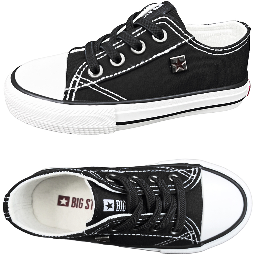

Trampki Big Star czarne buty dziecięce DD374163 19