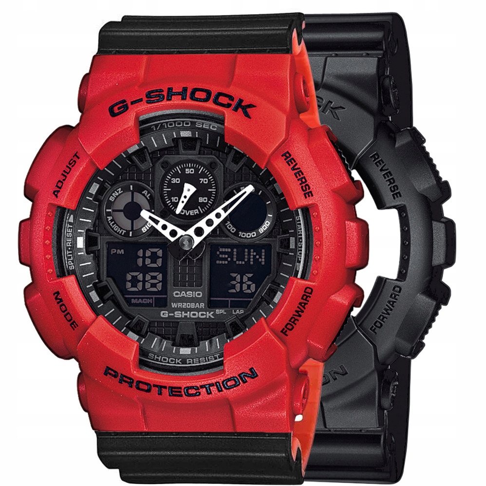 Hodinky Casio G-Shock Set GA-100-1A1ER Rámeček 10395289 Řemínek 10577142