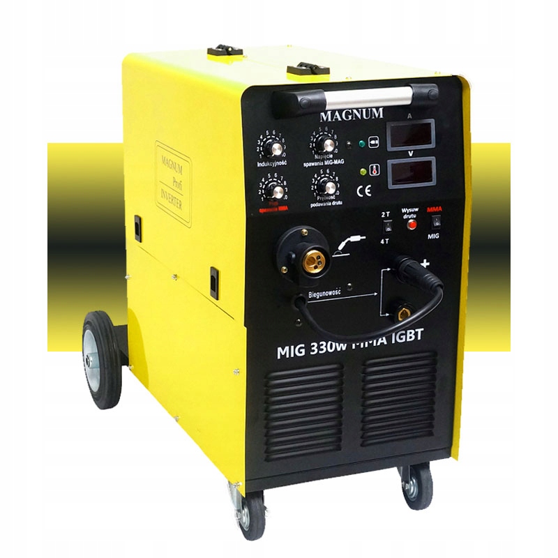 MIGOMAT spawarka MIG 330 MAGNUM MMA IGBT 330A 400V Czas cyklu pracy 60%