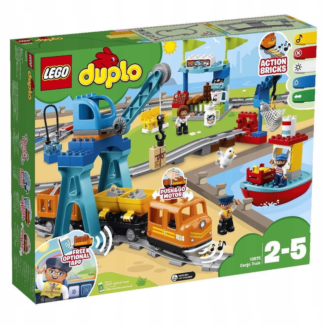 

Lego Duplo 10875 Pociąg towarowy