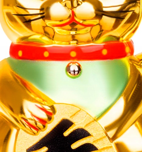 Kot Chiński Japoński Szczęścia Złoty EAN (GTIN) 5902367976927