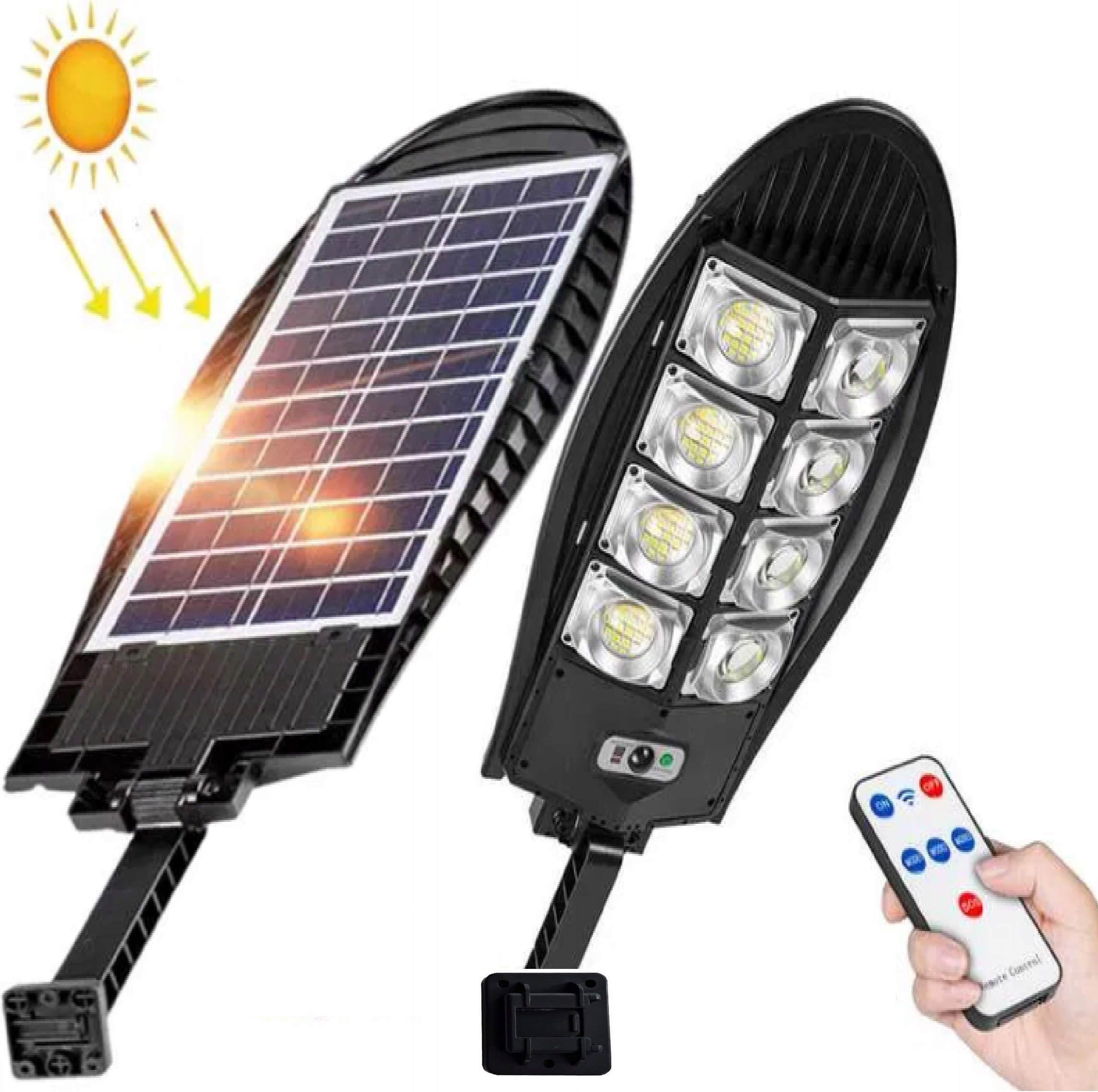 

Lampa Solarna Uliczna Latarnia Led Czujnik Pilot