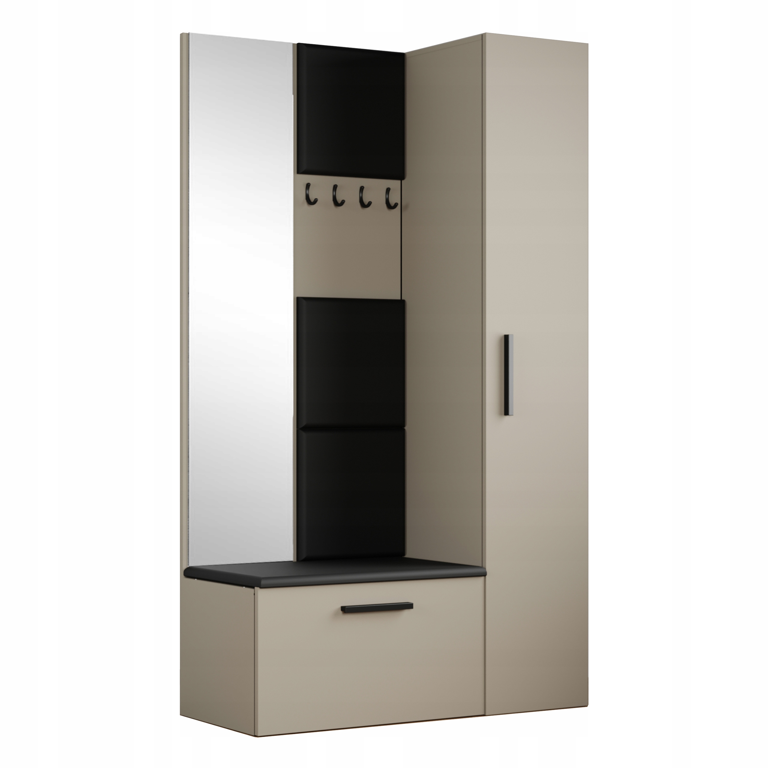 Šatní skříň Modulo 120,6/204/40 cm do předsíně Moderní Kašmír