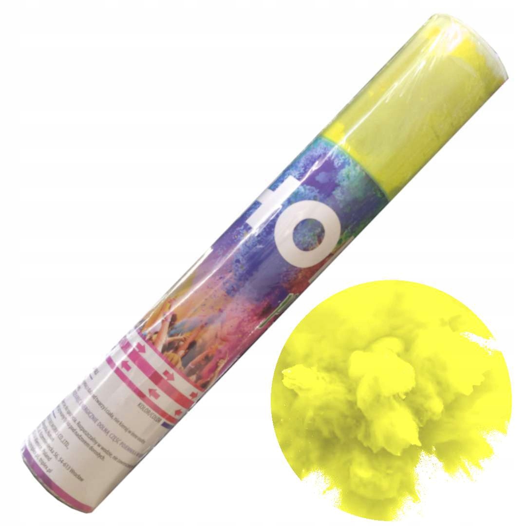 TUBA STRZELAJĄCA PROSZEK HOLI pneumatyczna ŻÓŁTA