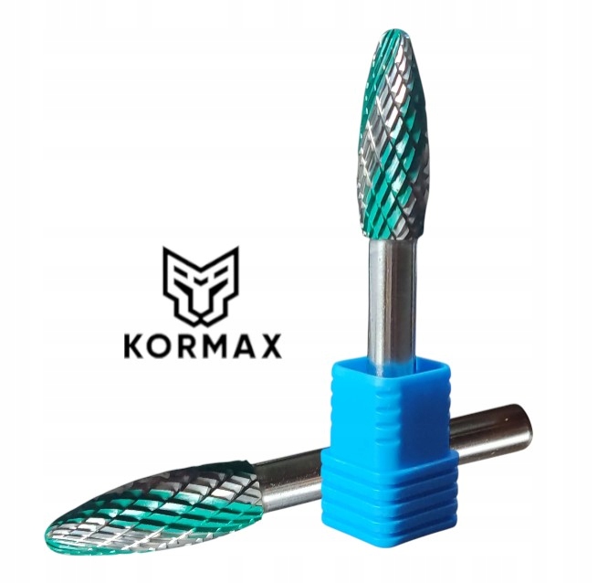 Fréza 12 mm rotační pilník Smíšený Zub 12x32 Úchop 8 mm z karbidu Kormax Vhm