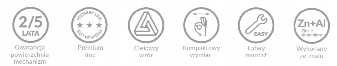 Kuchinox Klamka LUIZA patyna okrągła Marka Kuchinox