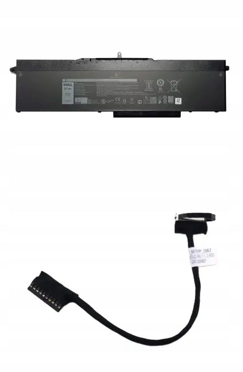 Nowa Oryginalna Bateria Dell Latitude 5500 5501 97WH 1FXDH Z Kabelkiem