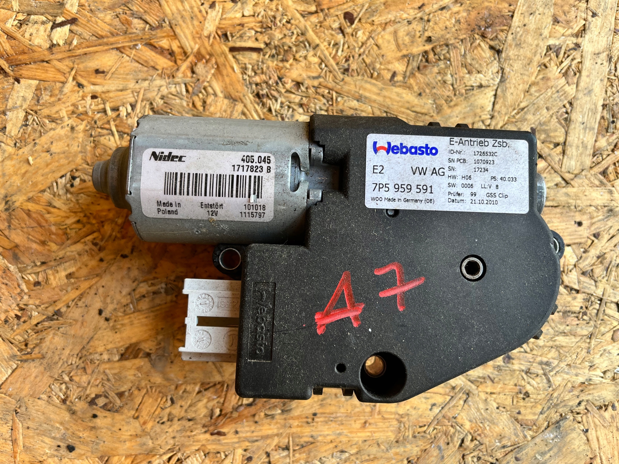 Двигун люка AUDI A7 7P5959591