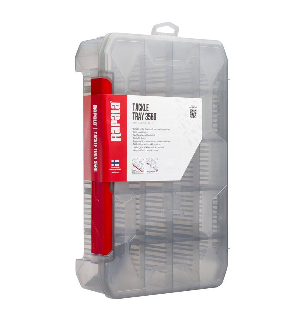 PUDEŁKO RAPALA TACKLE TRAY 35,6x22,7x8,2cm Stan opakowania oryginalne