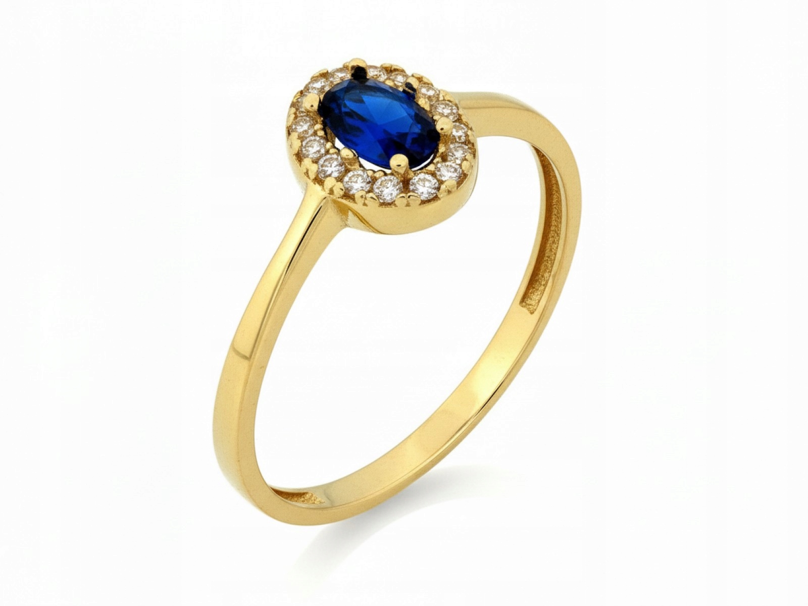 Prstýnek ze zlata 585 s módním značkovým vzorem