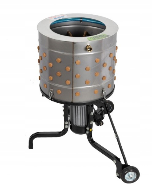 Elektryczna maszyna SKUBARKA do kur drobiu pierza 1kW 230V 111 palców IP55 Marka Zipper