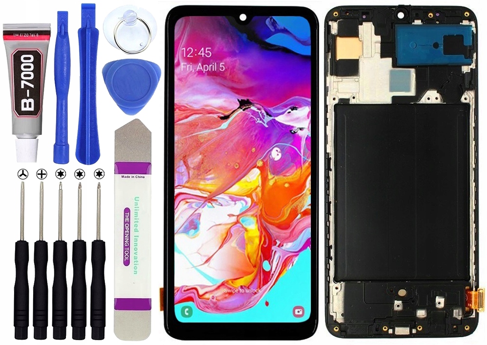 Displej pro Samsung Galaxy A70 2019 A705 Oled LCD Rámeček