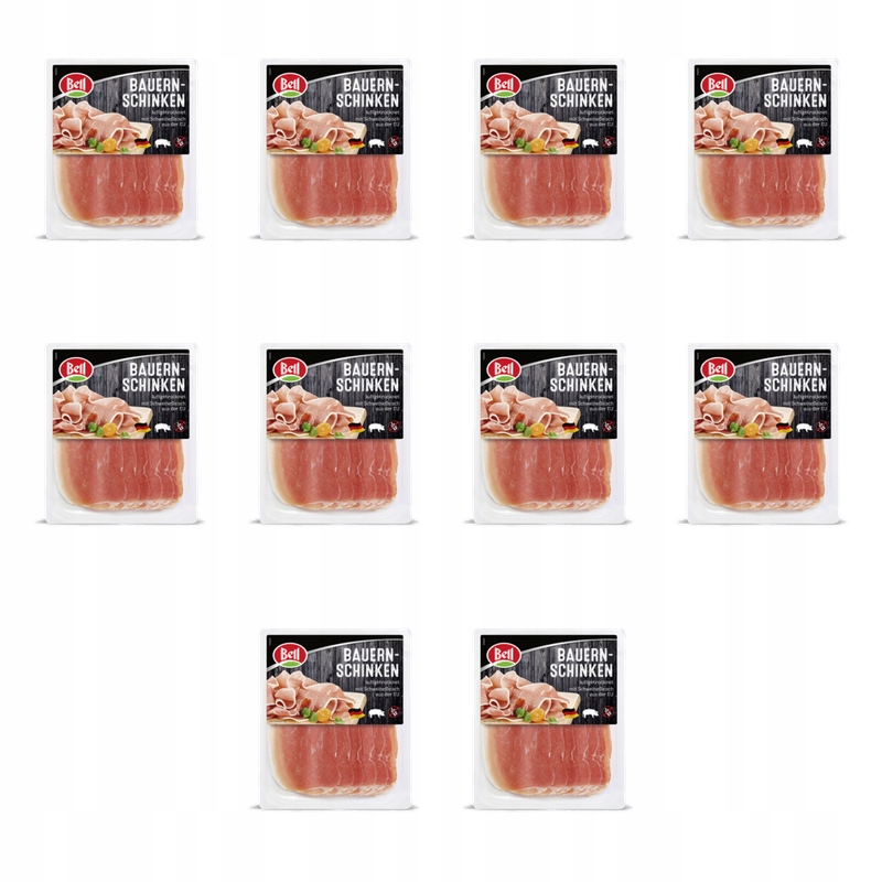 Bauerova šunka plátky 80 g Bell X10