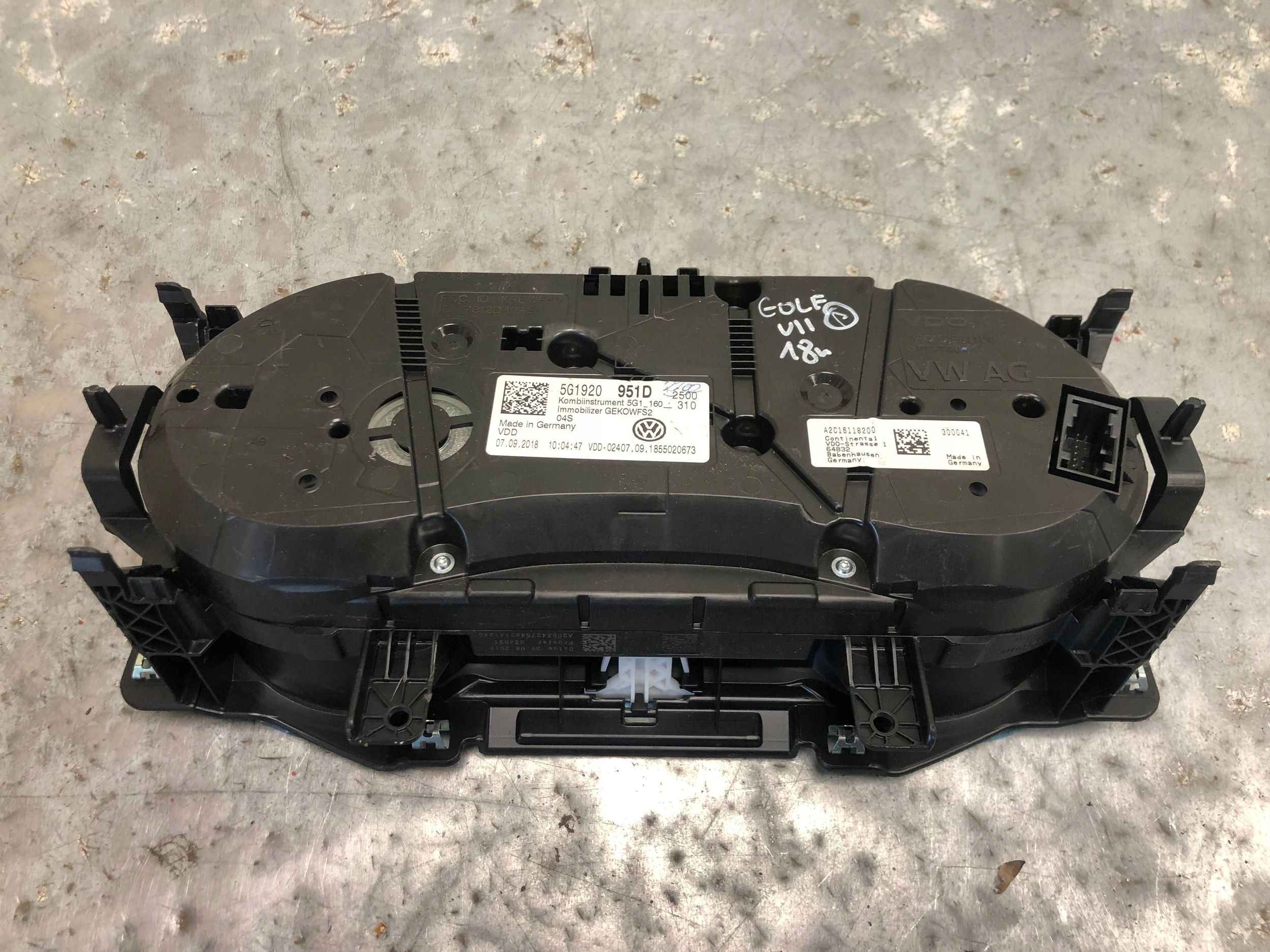 dials dials VW GOLF VII 5G1920951D