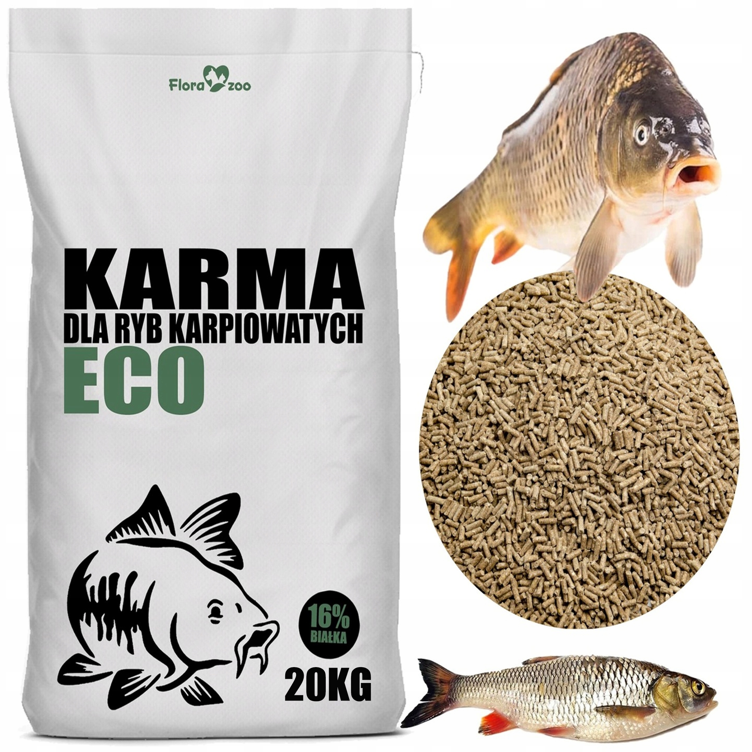 

Pasza Karma Pokarm Granulat Dla Ryb Karpi Karasi