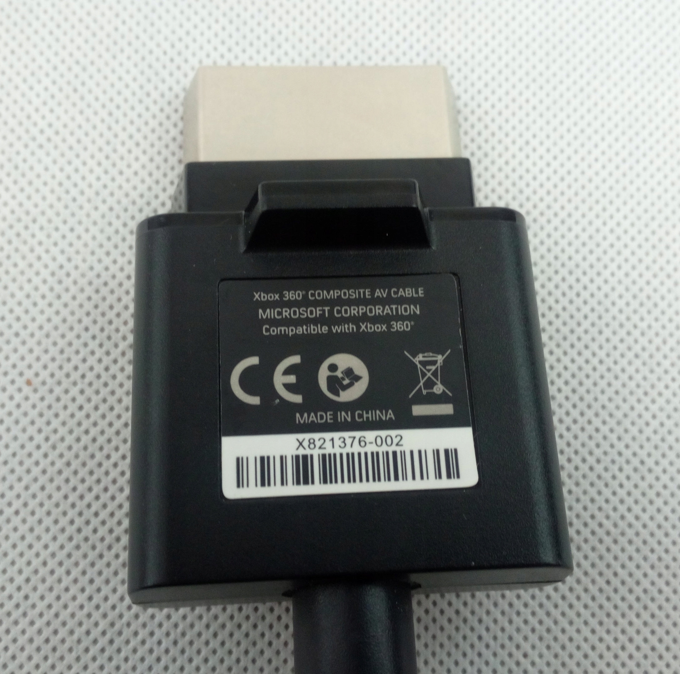 KABEL AV PRZEWÓD ORYGINALNY XBOX 360 COMPOSITE Producent Xbox 360